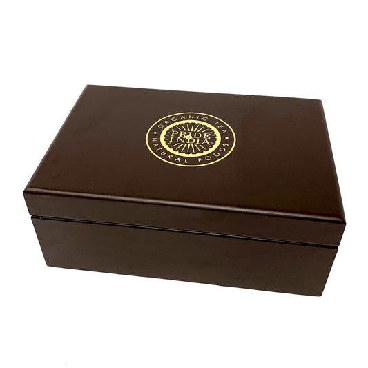 Natural Indian Tea Assortment Chest, 6 Types - 72 Tea Bags