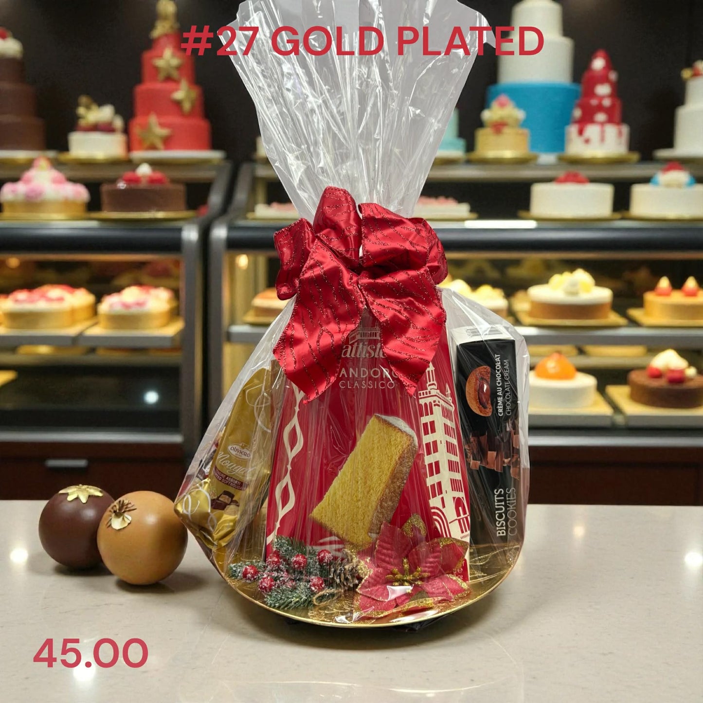 Gold Plated Basket