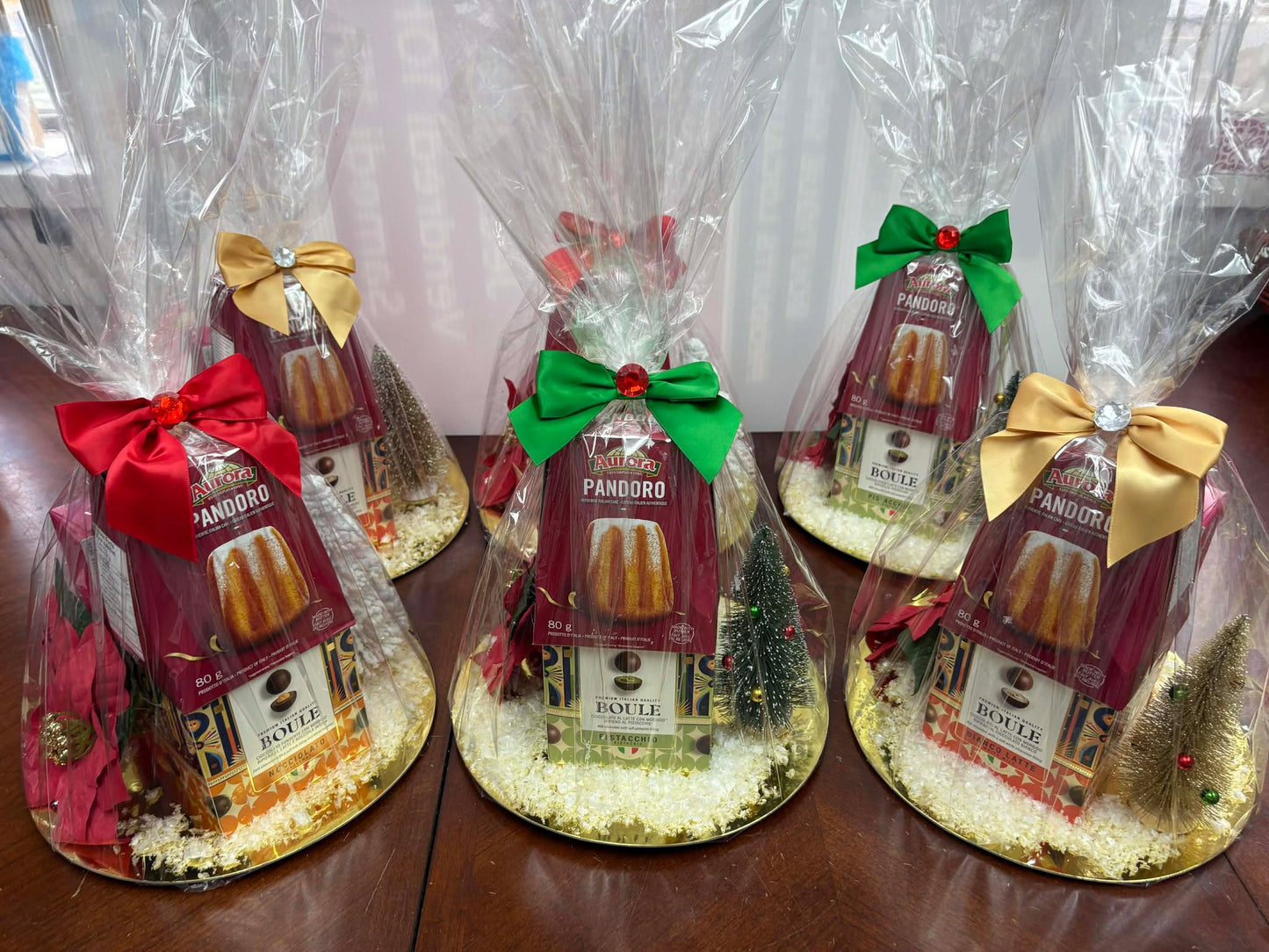 Elegant Italian Christmas gourmet basket