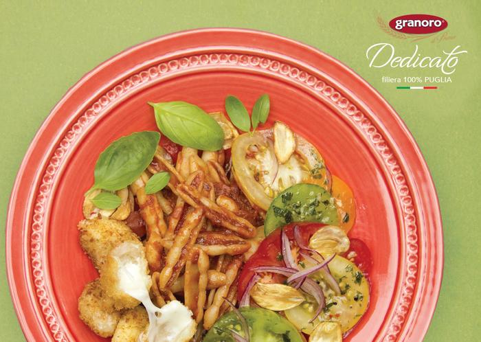 CAVATELLI ROSSO FRESH TOMATOES AND FRIED BOCCONCINI