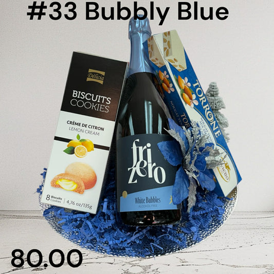 Bubbly Blue Basket