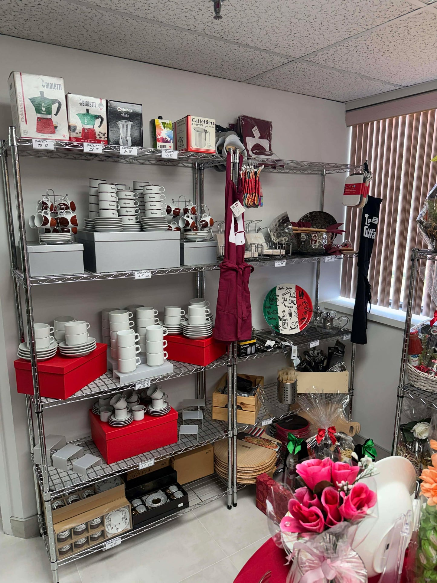 Premium Italian kitchen & coffee gift collection wall