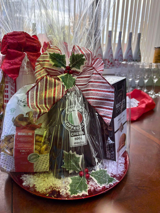 Italian coffee-break basket