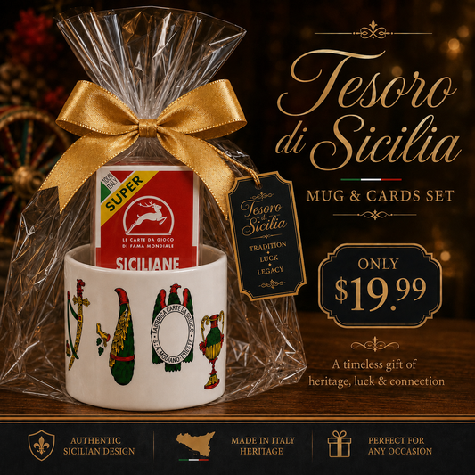 Tesoro di Sicilia – Mug & Cards Gift Set