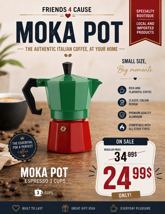 3-Cup Moka Pot
