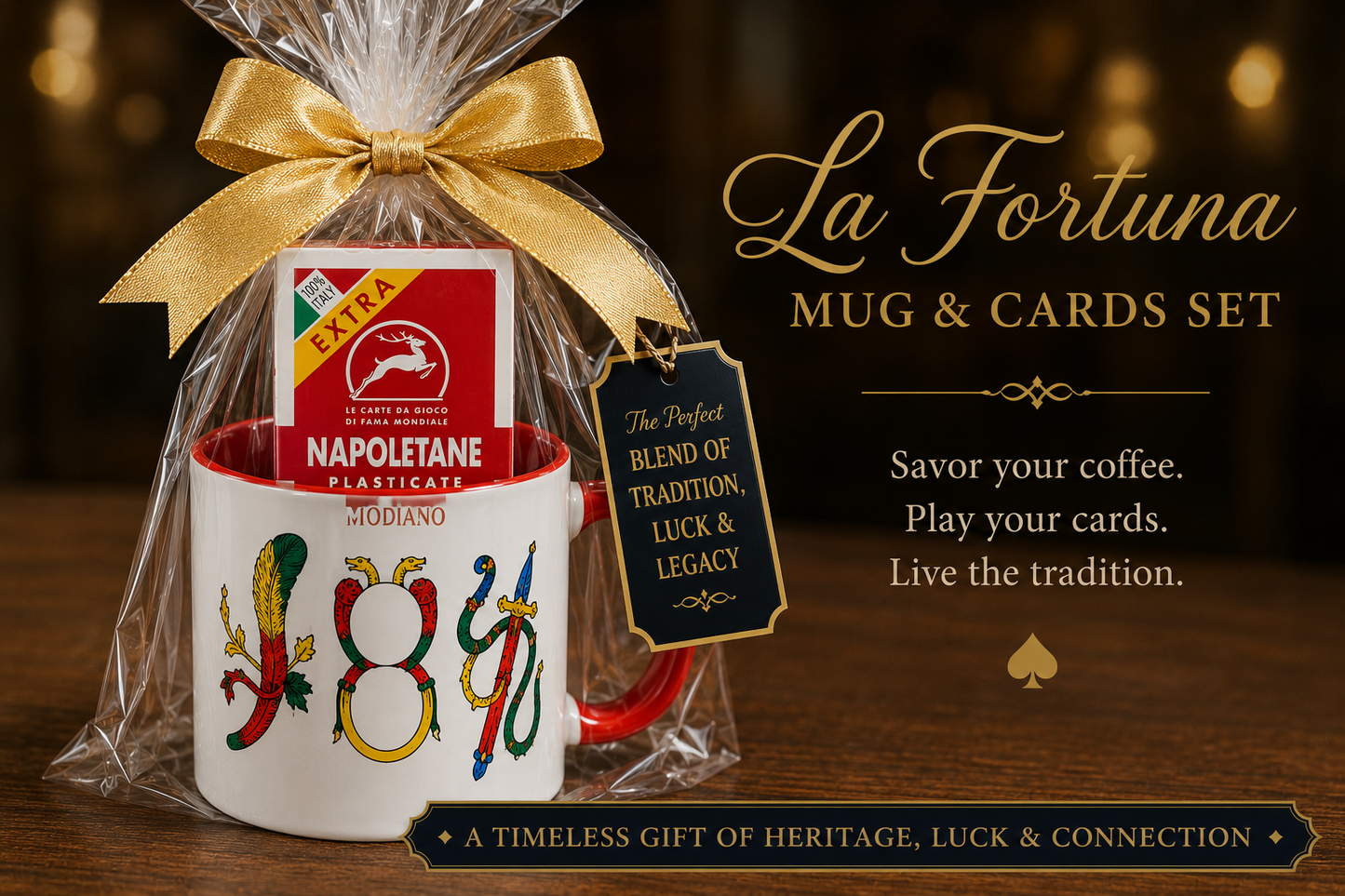 La Fortuna Mug & Cards Gift Set
